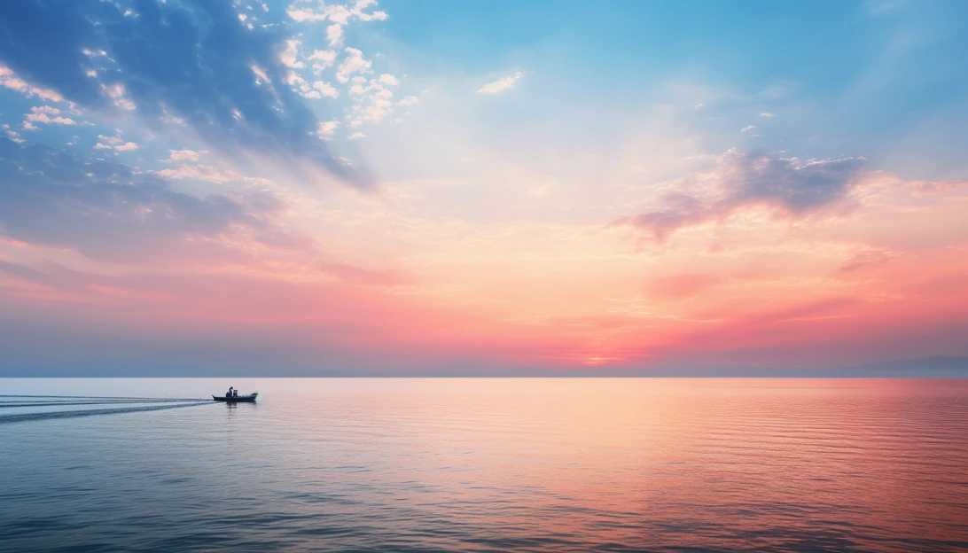 A serene image of the Georgia coast, showcasing the vastness of the ocean waters where the fishermen went missing. Taken with a Nikon D850.
