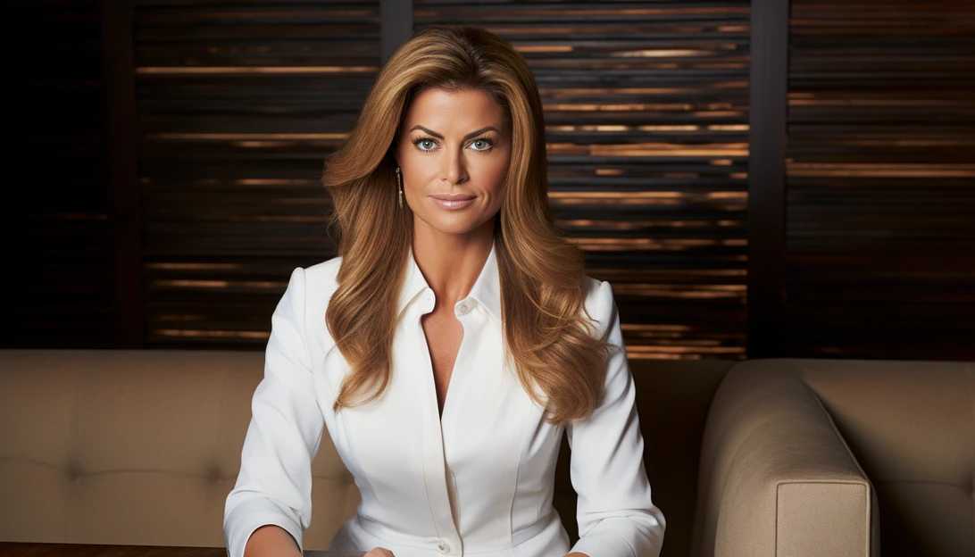 Kathy Ireland, a visionary leader, combining business success with a strong sense of social responsibility, making a meaningful impact on society.