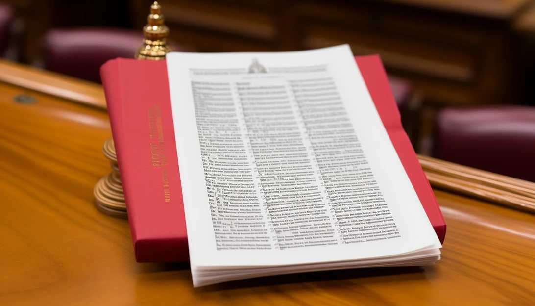 A close-up shot of a copy of SB 277 legislation, highlighting the text that restricted religious exemptions for immunizations in public or private schools. (Taken with a Canon EOS R)