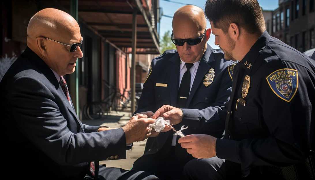 Ex-law enforcement officials discussing the potential impact of Biden's menthol cigarette ban, taken with a Nikon D850