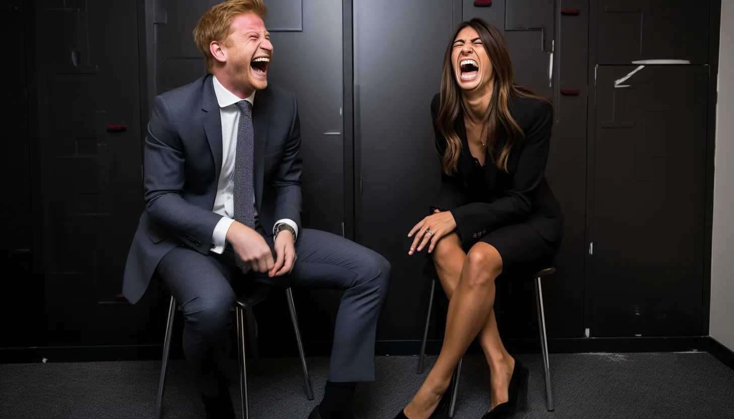 Meghan Markle and Prince Harry captured in candid laughter, signifying their bond amid the royal storm. (Taken with Sony Alpha 7R IV)