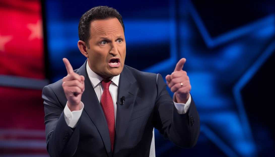 An image of Brian Kilmeade from 'FOX & Friends,' urging universities to stand up against ignorance about history, captured with a Nikon D6.