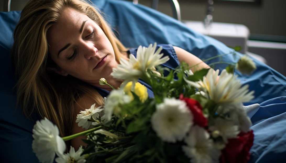 A photo of Katie Annette Flowers, the nurse who lost her life in the Dallas hospital shooting, caring for a patient with a compassionate expression. [Taken with Sony Alpha a7 III]