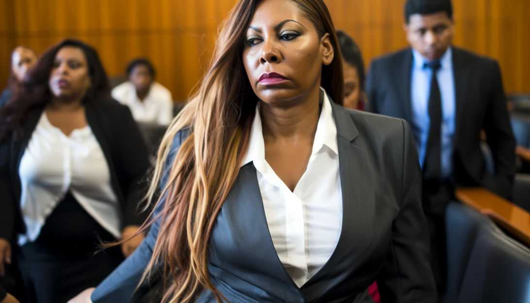 A snapshot of New York State Attorney General Letitia James entering the courtroom, leading the civil case against the Trump Organization, captured with a Sony A7 III.