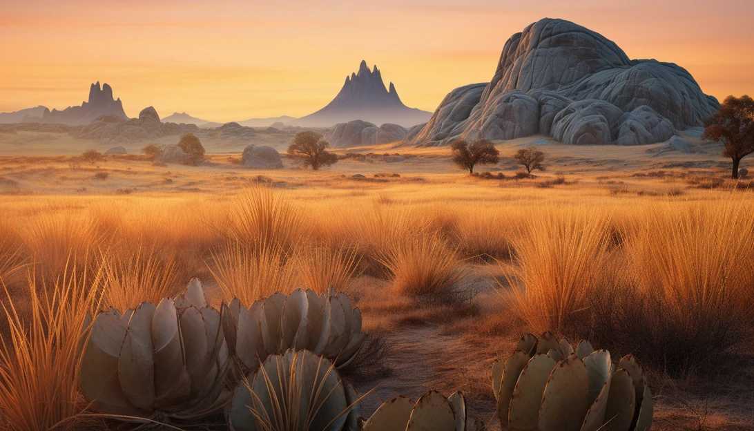 A stunning image of agave plants thriving in a dry California landscape, captured with a Nikon D850.