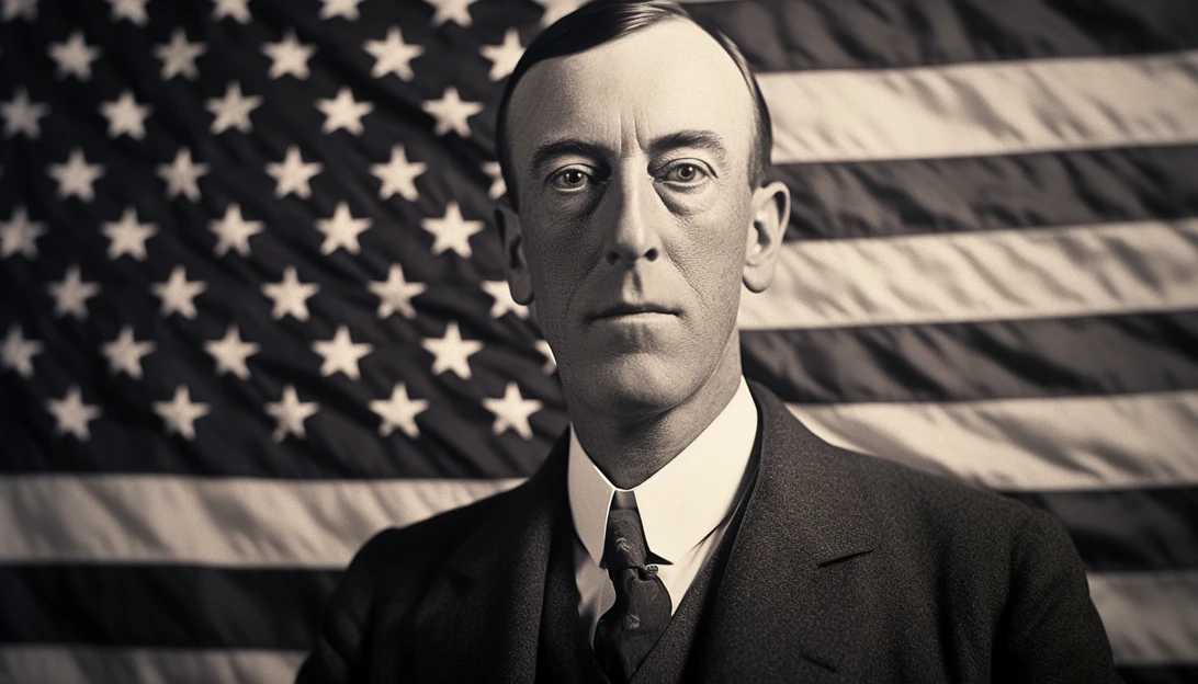 President Wilson proclaimed Nov. 11 as the first commemoration of Armistice Day in 1919. [Image: A portrait of President Woodrow Wilson, taken with a Nikon D850 camera]