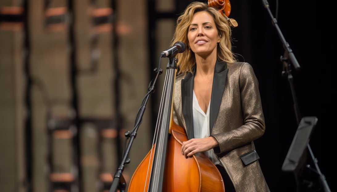 Sheryl Crow performing on stage at a Rock & Roll Hall of Fame event. Photo taken with a Nikon D850.