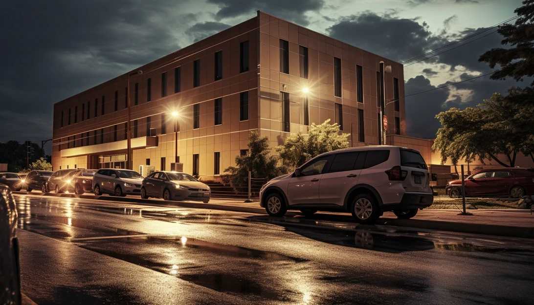A photo of the Texas Department of Public Safety headquarters, where authorities are investigating the fatal car crash involving a suspected human smuggler from Honduras. (Taken with Canon EOS 5D Mark IV)