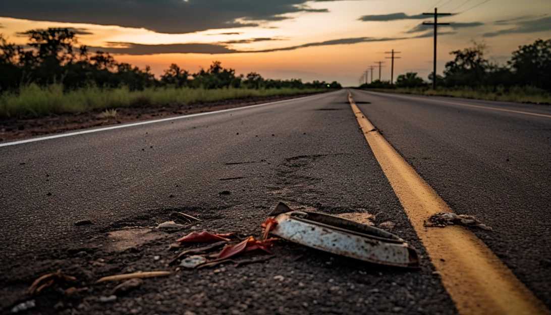 An image capturing the desolate road in Batesville, Texas, where the tragic collision took place. The no-passing zone sign serves as a stark reminder of the recklessness that led to the fatal incident. (Taken with Nikon D850)