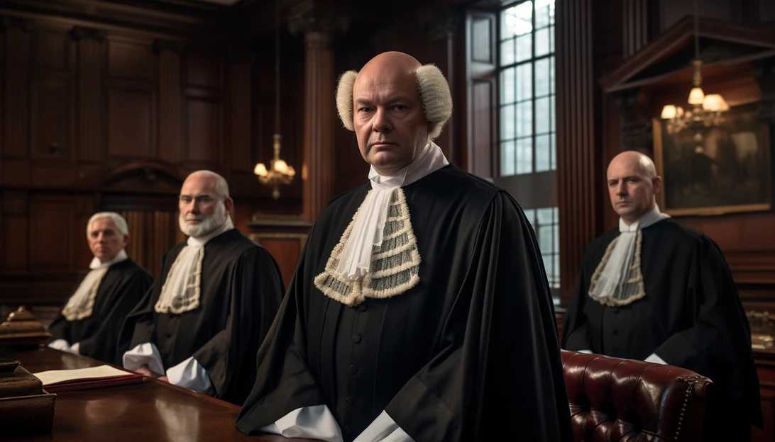 UK judges in a courtroom taken with Canon EOS 5D Mark IV