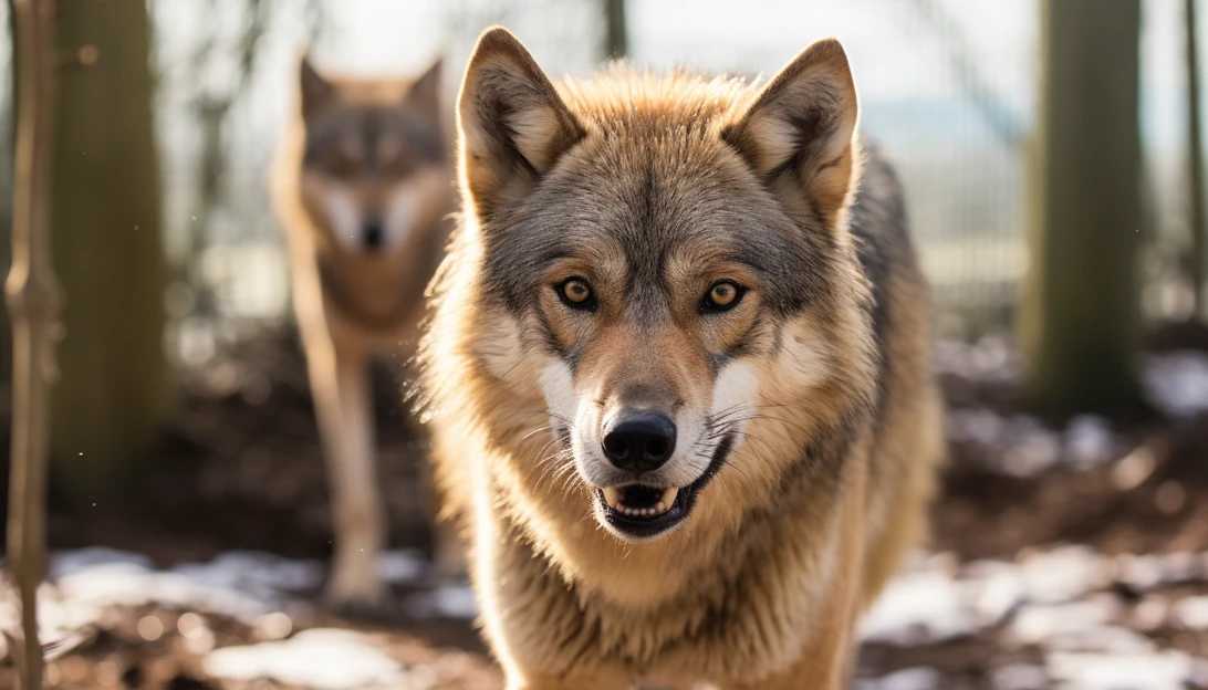 A close encounter with wolves in their natural habitat at the International Wolf Center, captured with a Nikon D5600.
