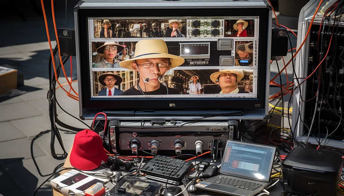 An image capturing the surveillance equipment used by the FBI to track Chinese nationals posing as tourists. [Taken with Canon EOS 5D Mark IV]
