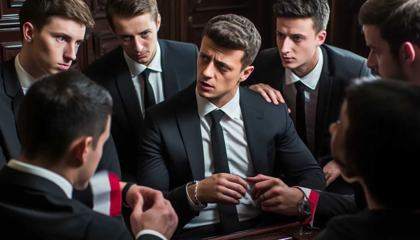 A striking image of President Volodymyr Zelenskyy in a profound conversation with Danish lawmakers, illustrating the gravity of the situation. - Taken with Canon EOS 5D Mark IV