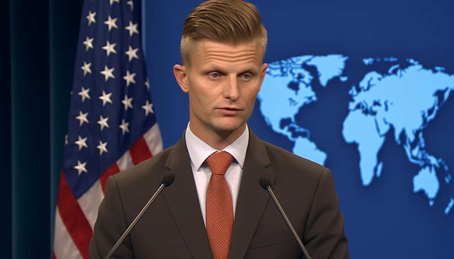 Russian spokesman addressing the media about the use of depleted uranium ammunition