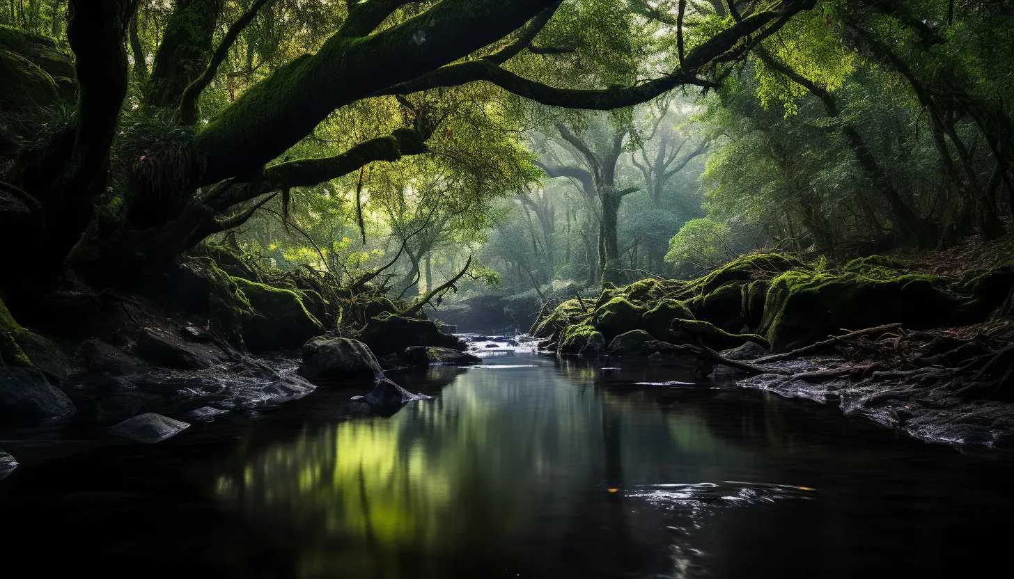 A mysterious photo of the Ambrose Brook, where the elusive alligator roamed. Taken with a Sony Alpha a7 III.