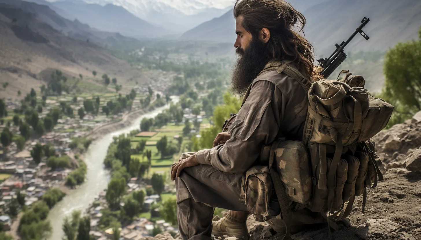 Taliban fighter keeps a watchful eye on the Afghan-Pakistan border at Torkham. (Taken with a Canon EOS 5D Mark IV)