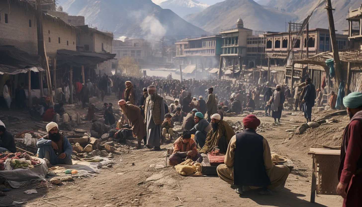 Afghan locals gather at the border, hoping for the reopening of Torkham and easing of tensions. (Taken with a Sony Alpha A7 III)