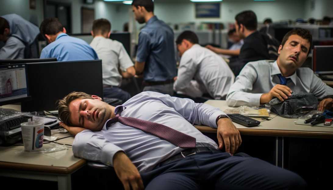 Men working in a high-stress office environment, taken with a Canon EOS 5D Mark IV