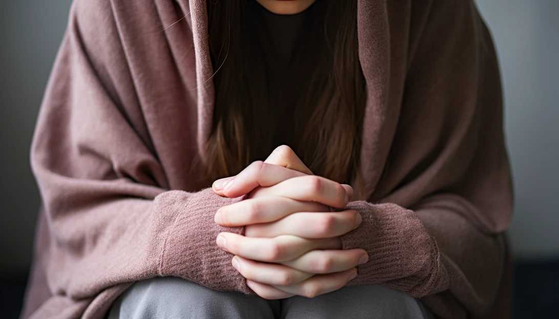 A close-up shot of a person's hands holding a sign that says 'You are not alone'. This image represents the compassionate intervention and support provided to the young woman in her time of need. It is taken with a Canon EOS R5 camera.