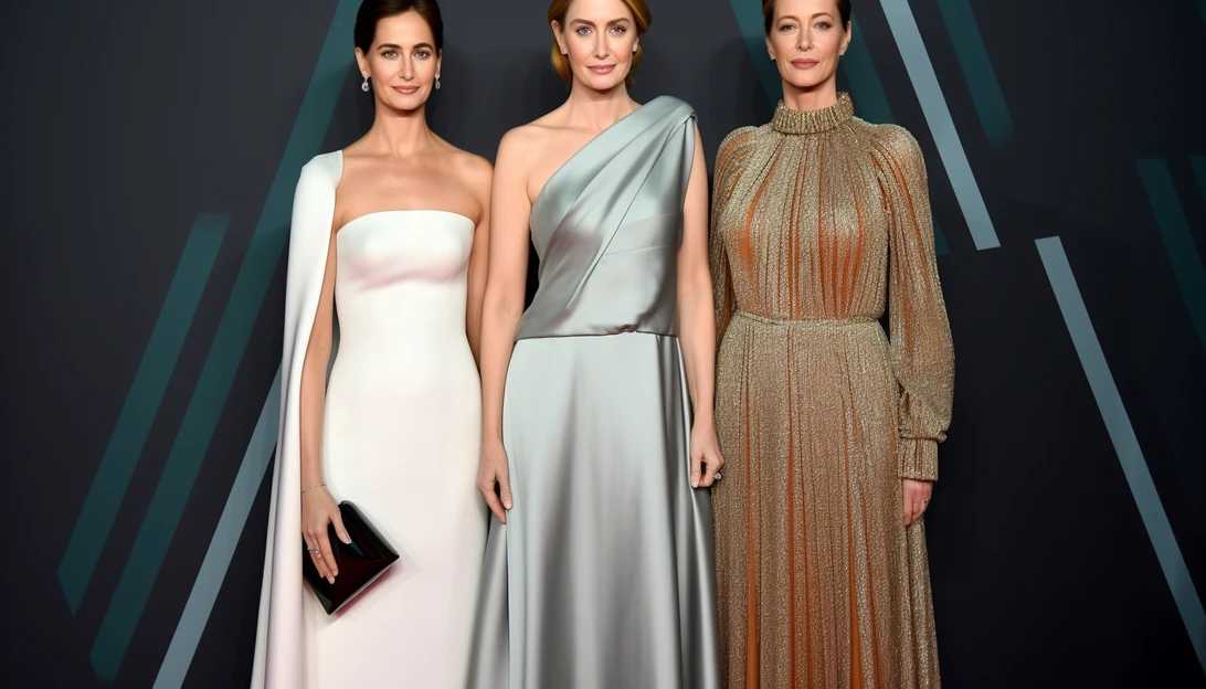 Emily Blunt, Meryl Streep, and Anne Hathaway posing together at the Albie Awards