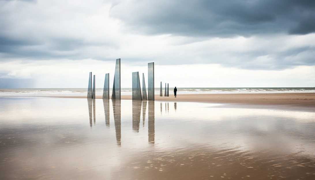 A photo of Omaha Beach, where Army medic Waverly B. Woodson Jr. displayed immense heroism and saved countless lives. Taken with Canon EOS 5D Mark IV.