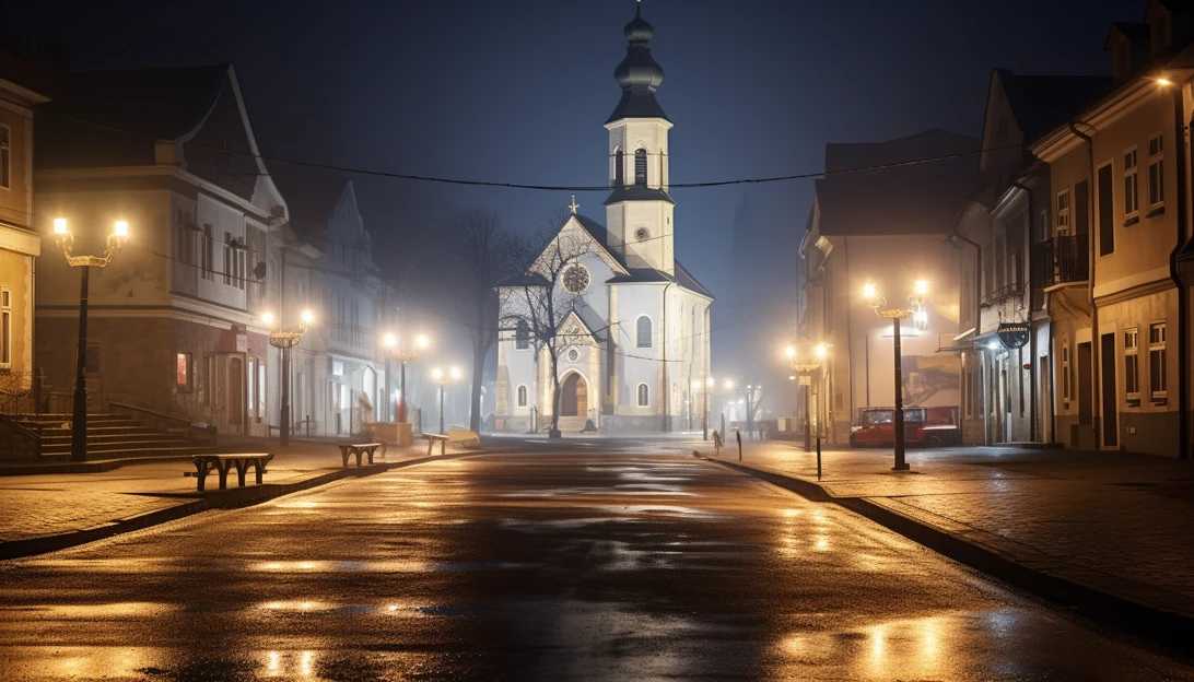 An image of Wadowice, Poland, the birthplace of Pope John Paul II, captured with a Canon EOS R6 camera.
