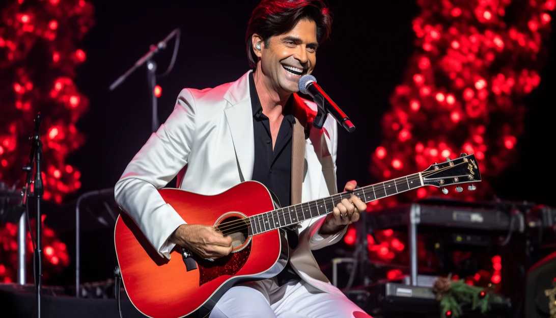 John Stamos performing with The Beach Boys at the All American Christmas Concert Series, taken with a Nikon D850